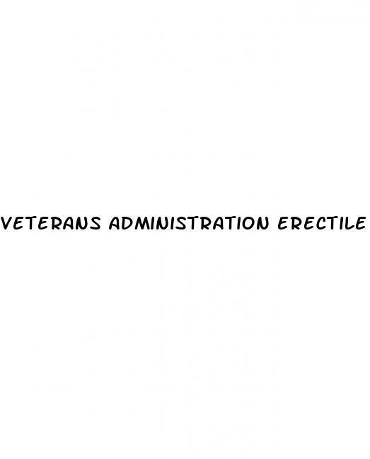 veterans administration erectile dysfunction treatment