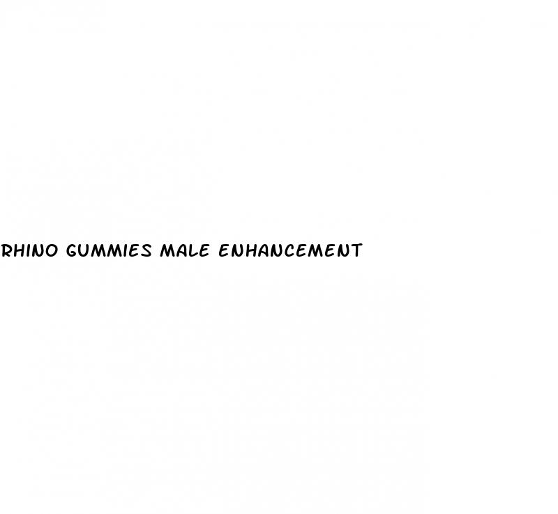 rhino gummies male enhancement