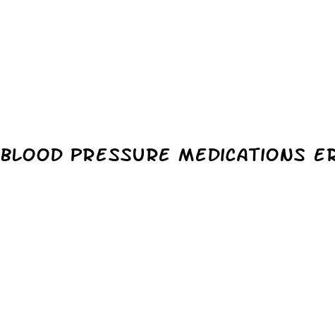 blood pressure medications erectile dysfunction