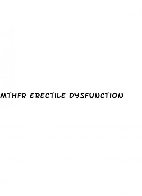 mthfr erectile dysfunction