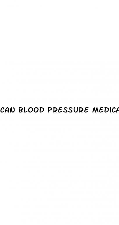 can blood pressure medication affect erectile dysfunction