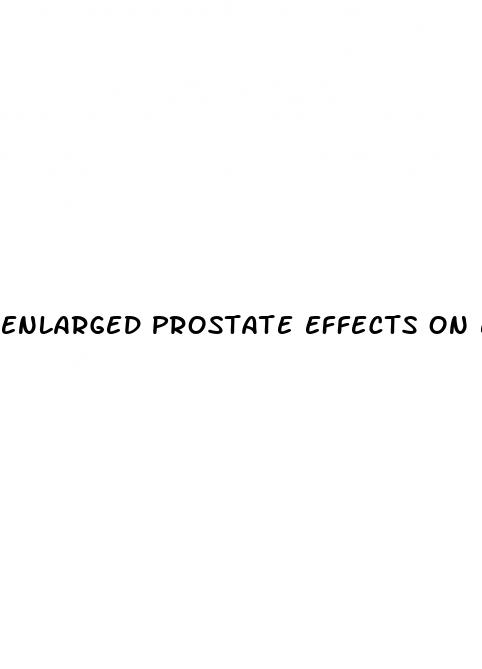 enlarged prostate effects on erectile dysfunction