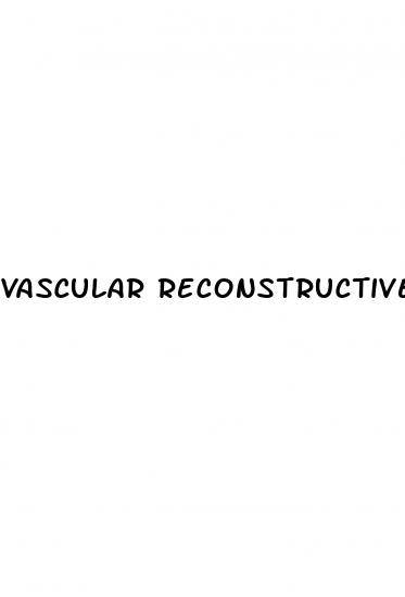 vascular reconstructive surgery for erectile dysfunction