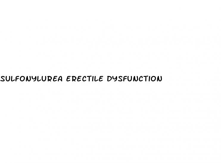 sulfonylurea erectile dysfunction