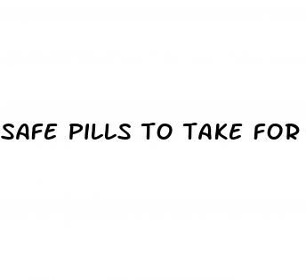 safe pills to take for long sex