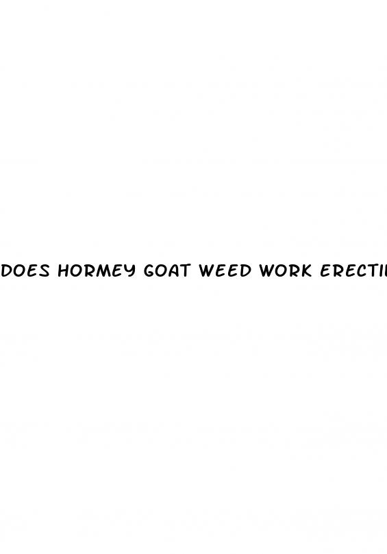 does hormey goat weed work erectile dysfunction within hours