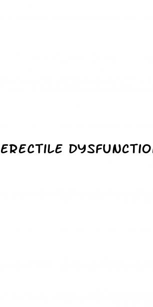 erectile dysfunction acronmy