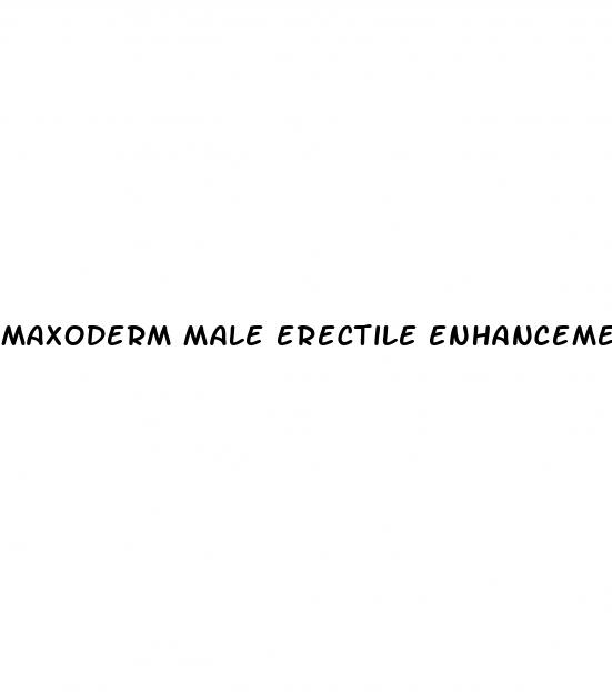 maxoderm male erectile enhancement cream