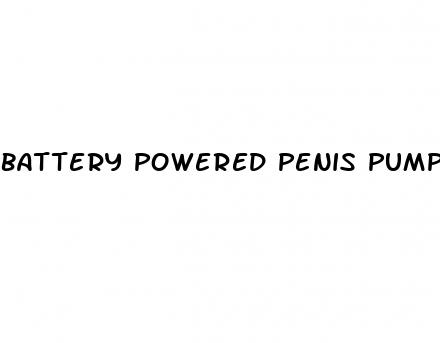 battery powered penis pump for erectile dysfunction