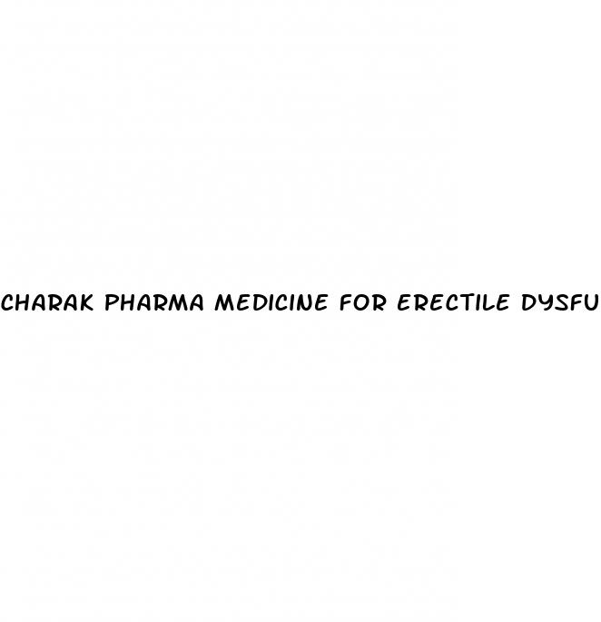 charak pharma medicine for erectile dysfunction