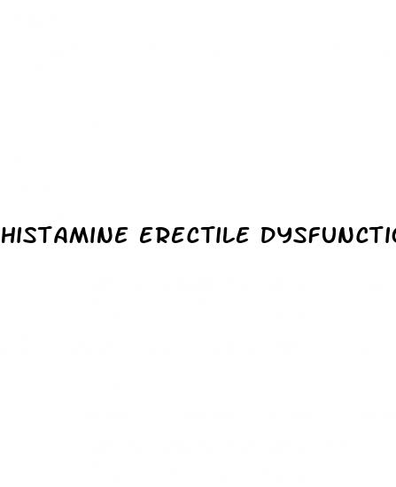 histamine erectile dysfunction