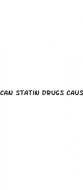 can statin drugs cause erectile dysfunction