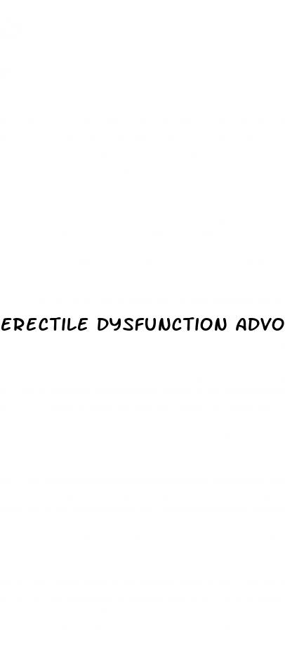 erectile dysfunction advocacy