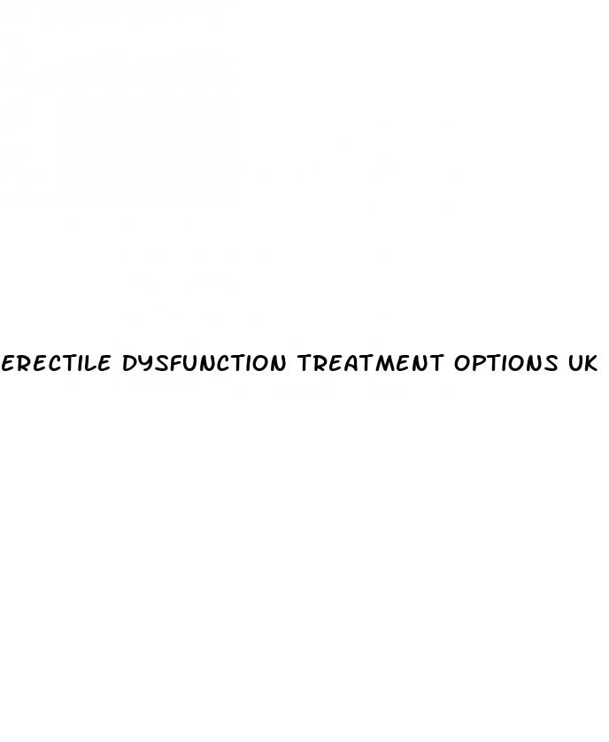 erectile dysfunction treatment options uk