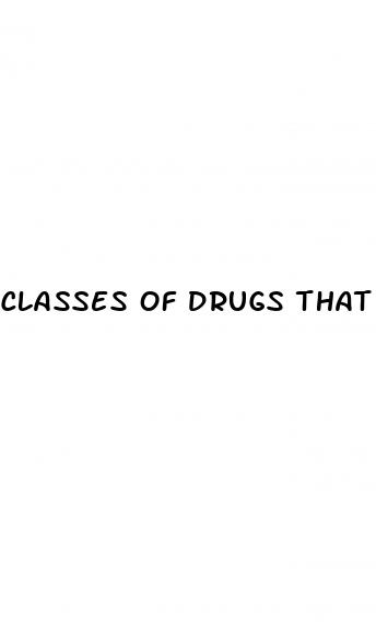 classes of drugs that cause erectile dysfunction