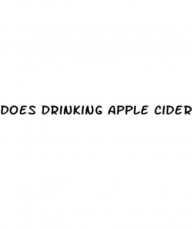 does drinking apple cider vinegar help erectile dysfunction