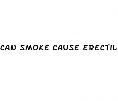 can smoke cause erectile dysfunction