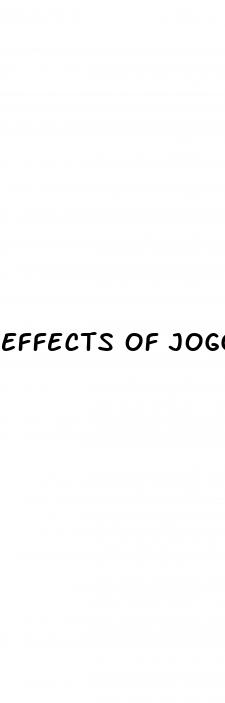 effects of jogging on erectile dysfunction