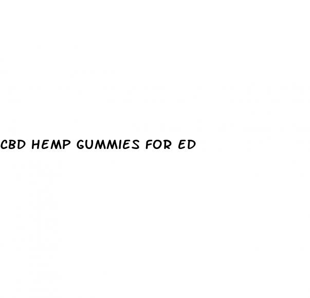 cbd hemp gummies for ed