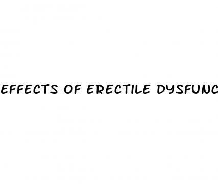 effects of erectile dysfunction on partner