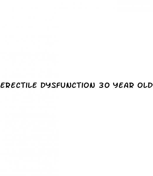 erectile dysfunction 30 year old man