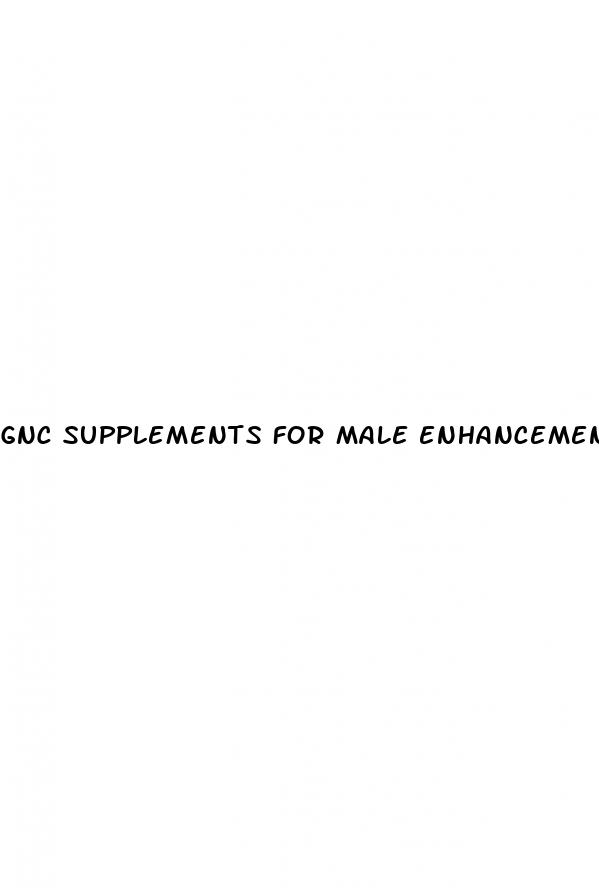 gnc supplements for male enhancement