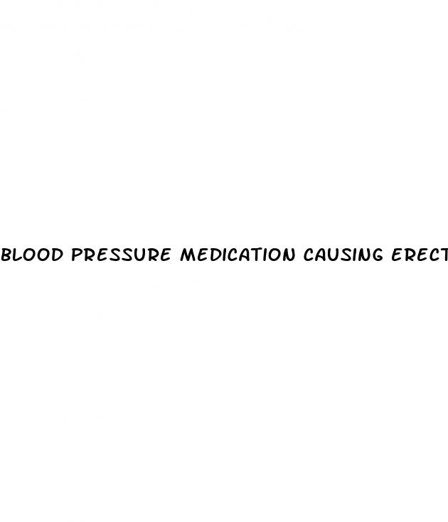 blood pressure medication causing erectile dysfunction