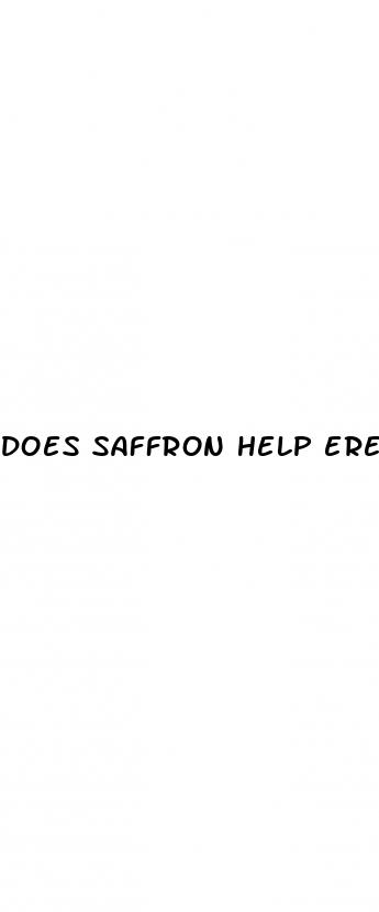 does saffron help erectile dysfunction