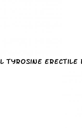 l tyrosine erectile dysfunction