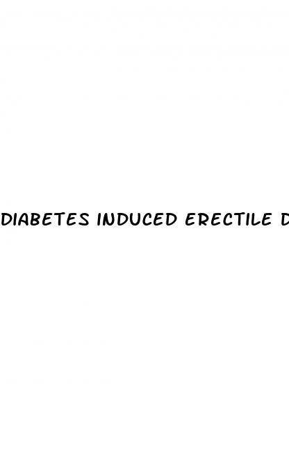 diabetes induced erectile dysfunction