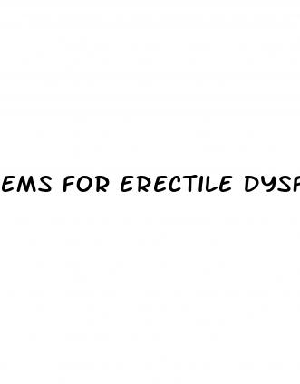 ems for erectile dysfunction