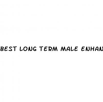 best long term male enhancement pill