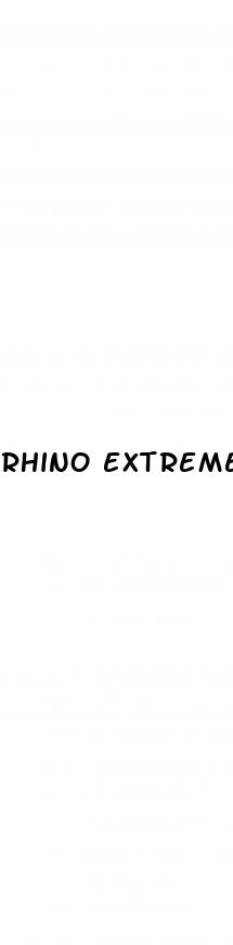 rhino extreme pill