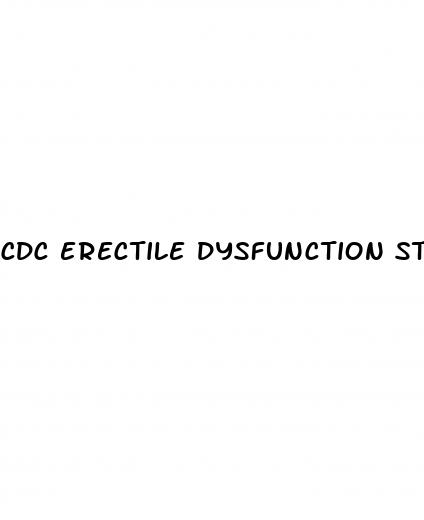 cdc erectile dysfunction statistics