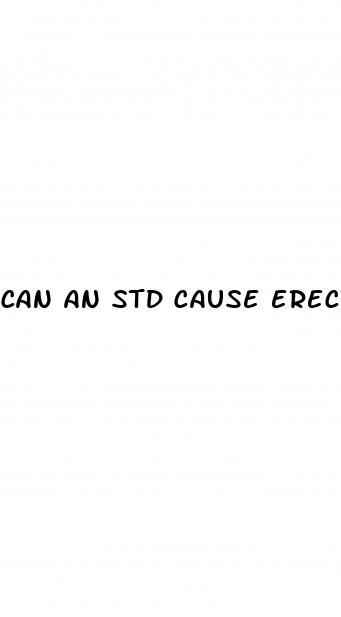 can an std cause erectile dysfunction