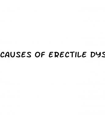 causes of erectile dysfunction in males