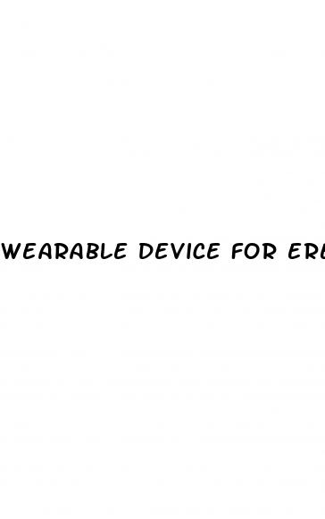 wearable device for erectile dysfunction