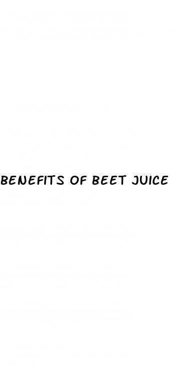 benefits of beet juice and erectile dysfunction