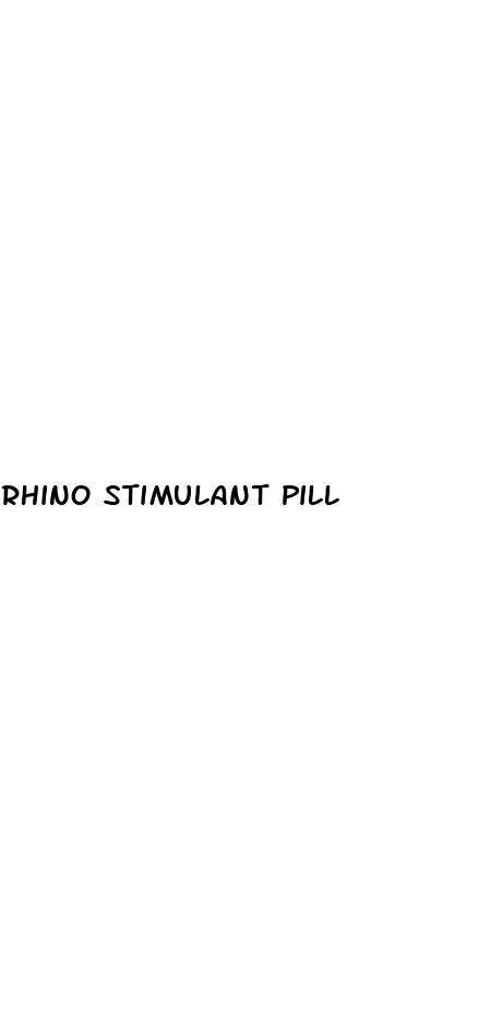 rhino stimulant pill