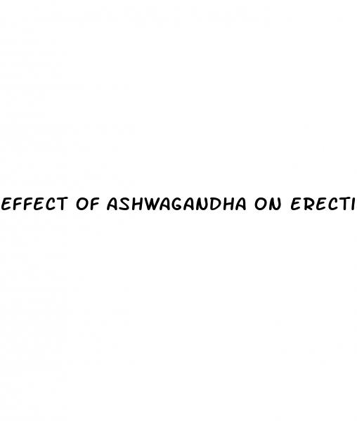 effect of ashwagandha on erectile dysfunction