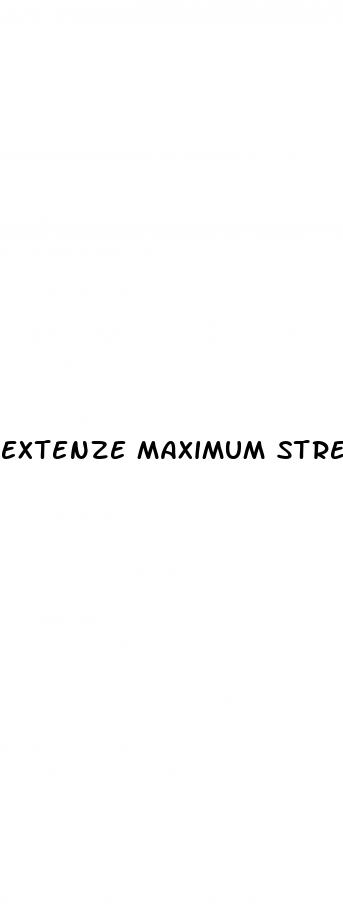 extenze maximum strength male enhancement nutritional supplement