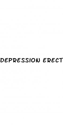 depression erectile dysfunction exercise